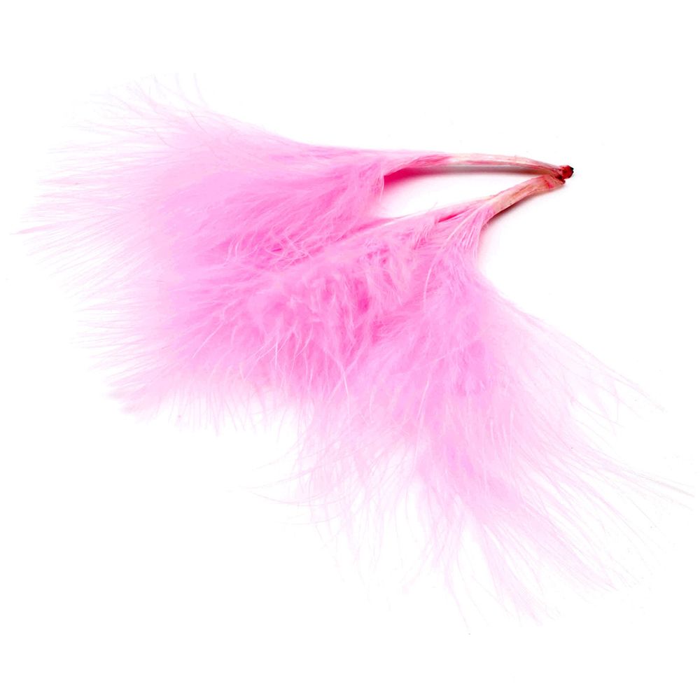 Перья декоративные 5-10см, 25 шт, H-64 розовый