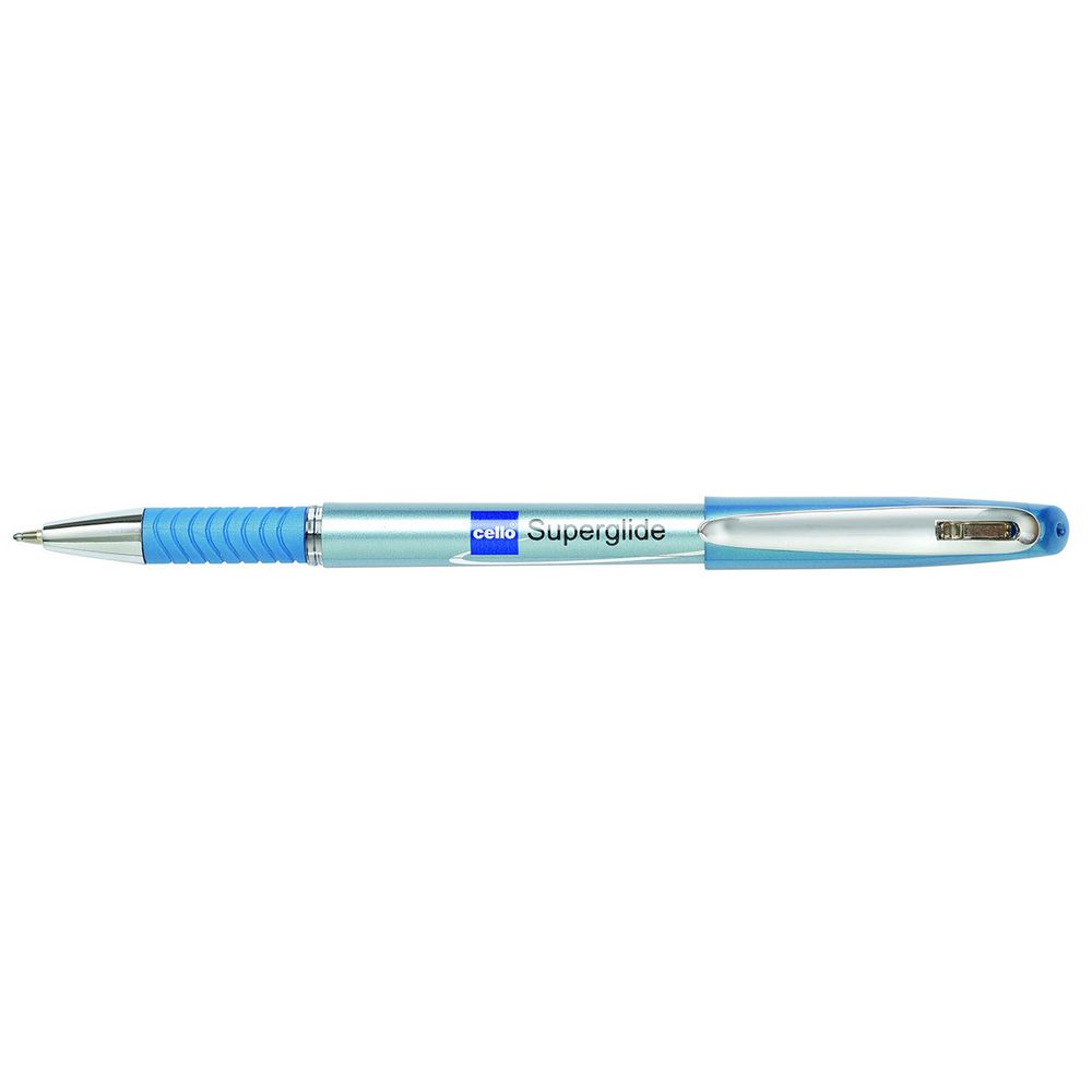 Ручка шариковая SuperGlide 1 мм 12 шт, 0515 цвет чернил: синий, Cello, 0515
