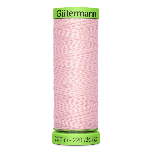 Нитки для тонких тканей Gutermann Extra Fine 150, 200м, 659 св.персиково-розовый, 5 катушек