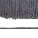 Шнур круглый х/б ⌀5.0 мм / 100 метров, 05 серый