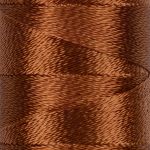 Нитки вышивальные Gamma V150/2, 10х200 ярдов, 3212 шоколадно-золотой