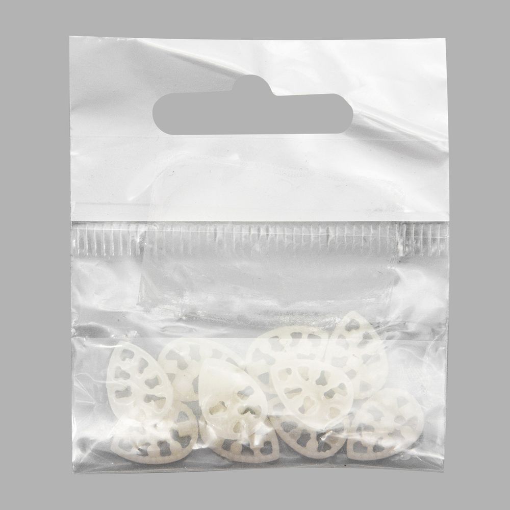 Украшение 10х14 (белый), CON2518, 10 шт