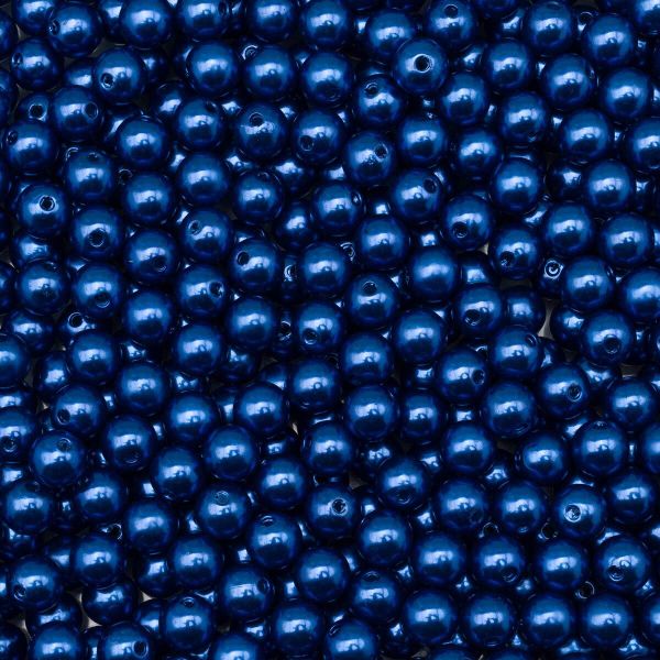 Бусины пластик ⌀10 мм, 500 г, 041 NL синий, Astra&Craft, 7706546/7738650