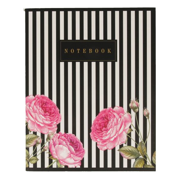 Тетрадь Ботаника A5 96 л. на скобе 60 г/м², 6 шт, клетка, SVT 960621 04 полоски, цветы, Светоч