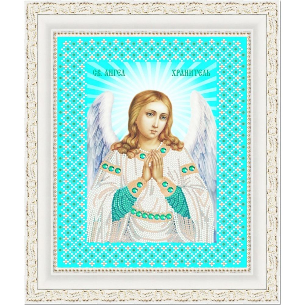 Рисунок для вышивания бисером Конек, 7108 Св. Ангел Хранитель 20х25 см