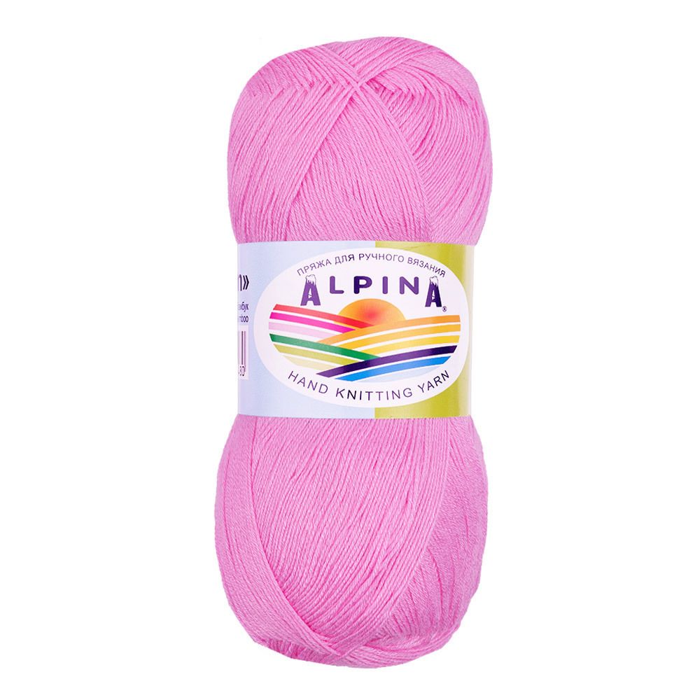 Пряжа Alpina Viven / уп.10 мот. по 50г, 405м, 12 розовый