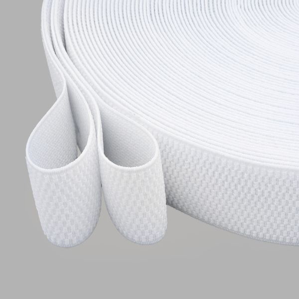 Резинка для подтяжек (помочная) 40.0 мм / 25 метров, 25.2 г/п.м., 501 белый, 6123-9344