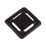Накладка для крепления ремня пластик 25 мм, 100 шт, черный, Gamma RP01