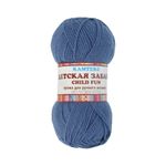 Пряжа Камтекс Детская забава / уп.10 мот. по 50 г, 140 м, цв.022 джинса