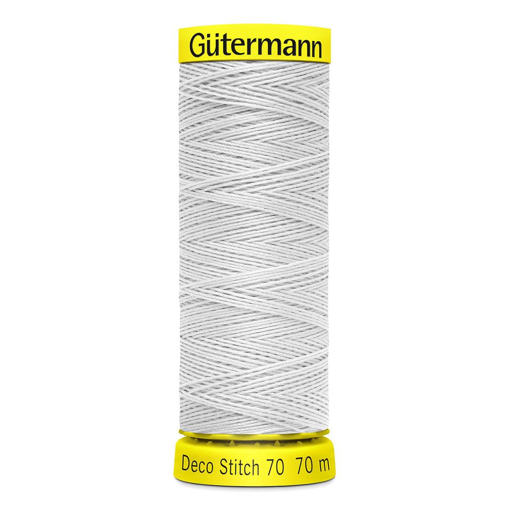 Нитки отделочные Gutermann Deco Stitch 70, 70м, 008 суровый, 5 катушек