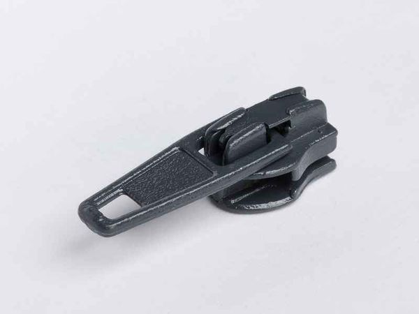 Слайдер (замок) для молнии спираль Т3 (3 мм), автомат, S-156 темно-серый, 1000 шт