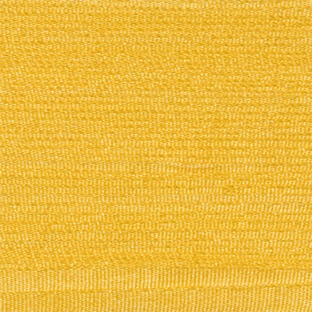 Лента (тесьма) шелковая 4.0 мм / 9.1±0.5 метров, 031 желтый, Gamma SR-4