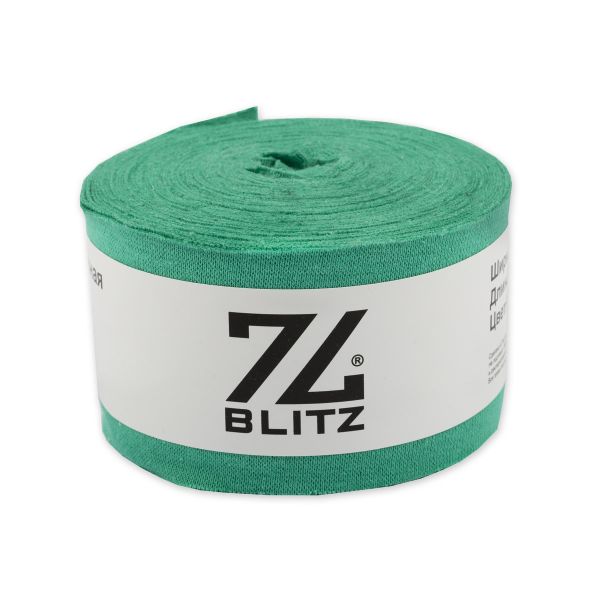 Косая бейка трикотажная 60 мм / 10 метров, (рибана), 010 мятный, Blitz
