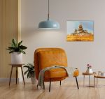 Алмазная (кристальная) мозаика Фрея ALPD-165, на подрамнике Храм Серафима Саровского, 40х30 см