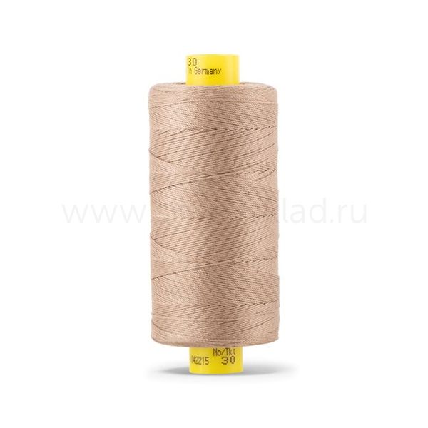 Нить отделочная Gutermann Mara 30/2, 300 м, 702404, 868 неотбеленный шелк, 1 шт