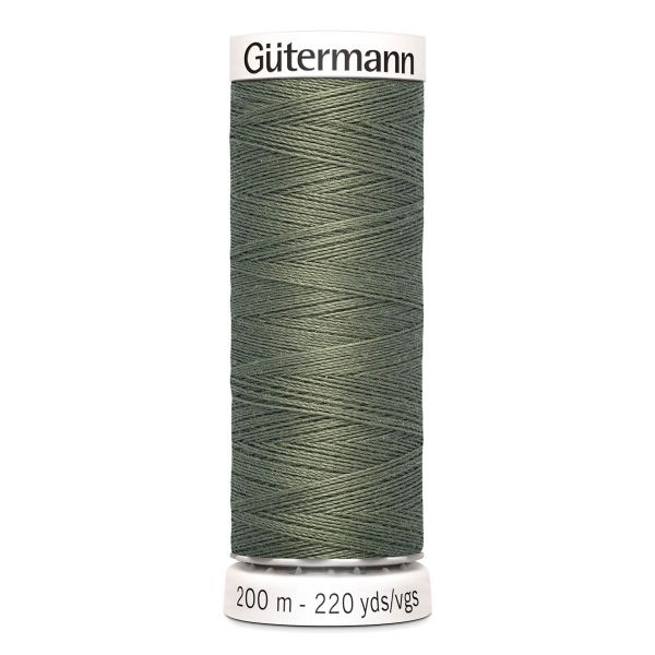 Нитки универсальные Gutermann Sew-all, 200м, 824 зеленый камуфляж, 5 катушек