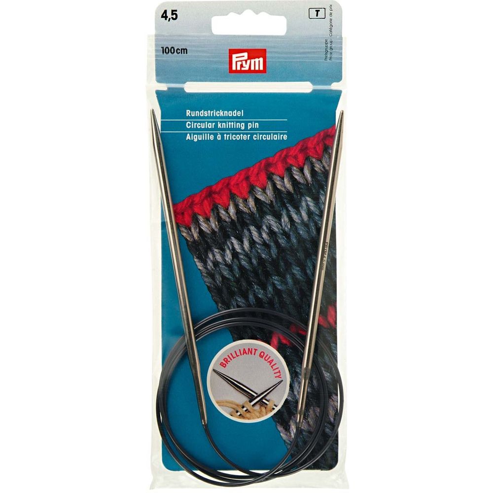 Спицы круговые Prym ⌀4,5 мм, 100 см
