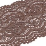 Кружево эластичное (стрейч) 100 мм / 3 метра, C072 шиншилла