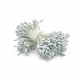 Тычинки для искусственных цветов 6см (серый)