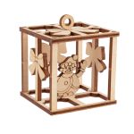 Заготовка из фанеры Подвеска объемная Подарок 5х5х5.7 см, Mr.Carving, КЛ-46