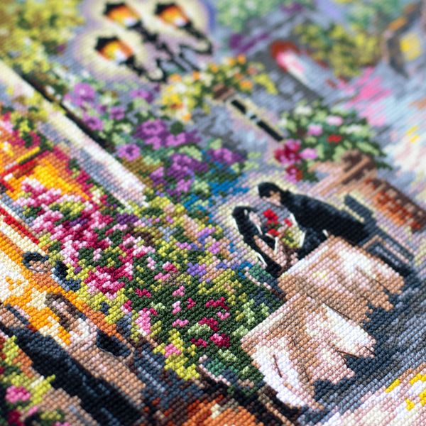 Набор для вышивания нитками Чудесная игла, Ночное рандеву, 40х32 см