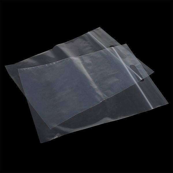 Пакет упак. полиэтиленовый с замком zip lock (зип лок) с вырубной ручкой 80 мкм 32х35см, цв.прозрачный, уп.100 шт