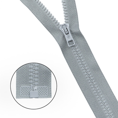 Молния трактор Arta Т6 (6 мм) 1 зам., разъем., 55 см, цв. 074 серый, уп.5 шт