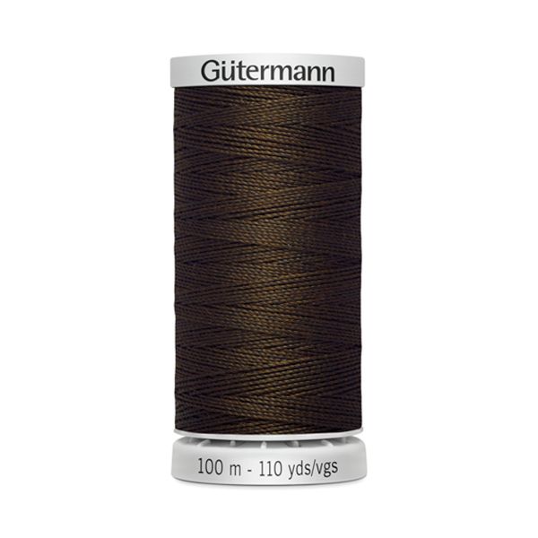 Нитки суперкрепкие Gutermann Extra Strong M782, 100м, 406 шоколад, 5 катушек