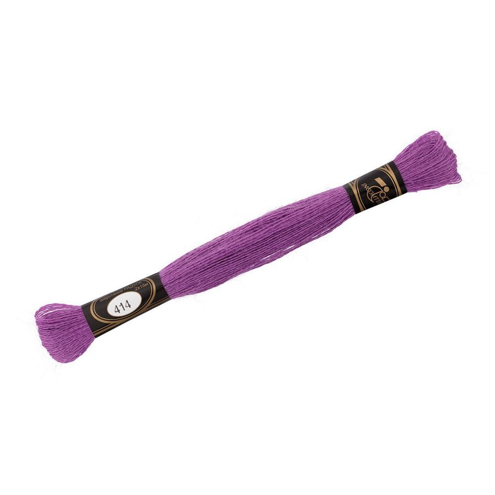 Мулине Радуга, цв.414 аметист, Россия, 8 мотков по 15 метров