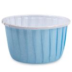 Формы для выпечки бумажные (усиленные с бортиком) 5 см, 5х3.9 см, 12 шт, №05 голубой, S-Chief PPC-0010
