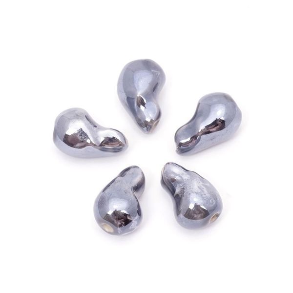 Бусины керамика 18х10 мм, цв. 003, 5 шт, Tesoro