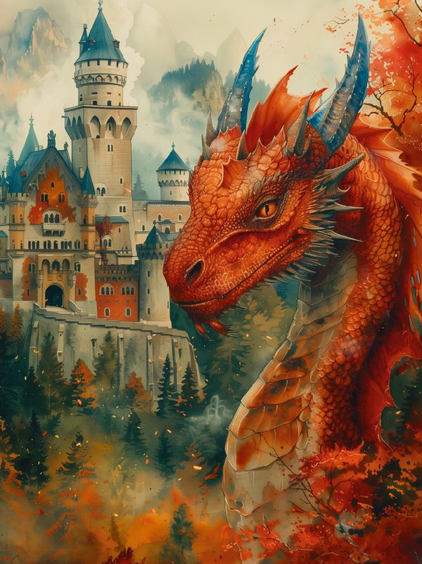 Пазл деревянный 500 элементов, PZLD-009 Век дракона, Фрея