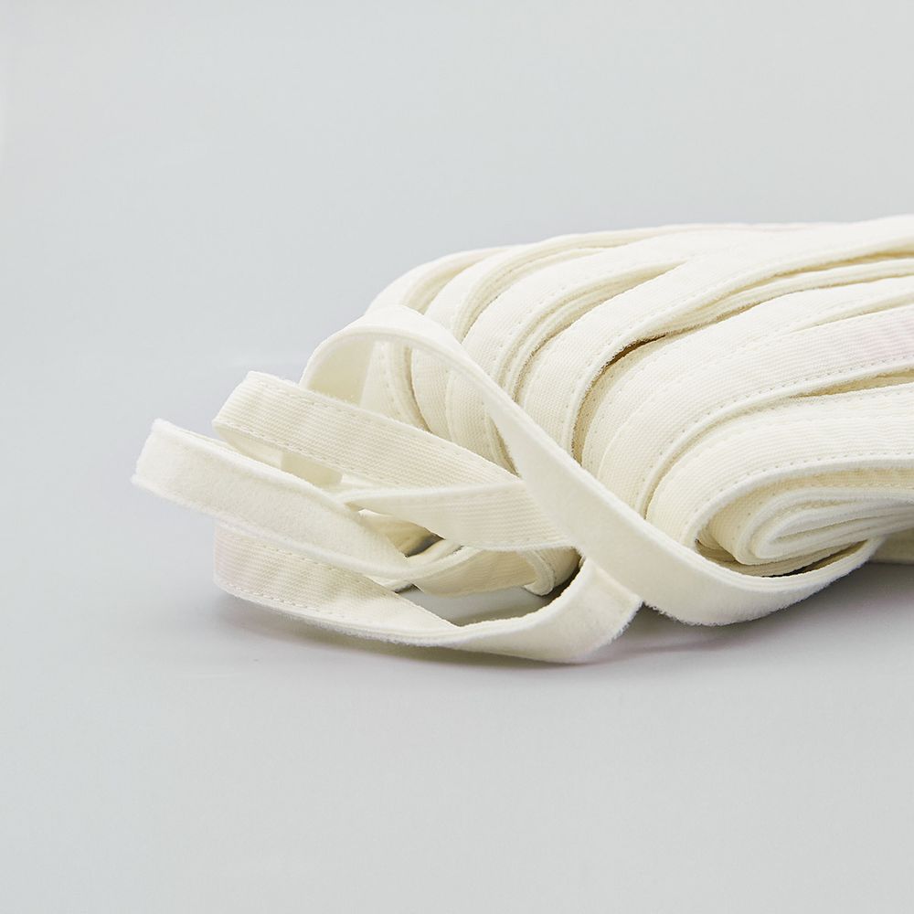 Лента тоннельная (чехол для косточек) 12.0 мм / 20 метров, Arta, 004 приглушенный белый