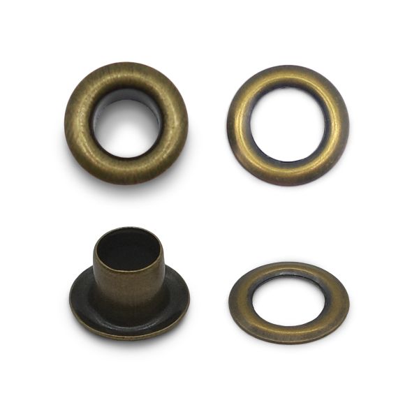 Люверсы металл ⌀_3.0 мм (внутр.), латунь, 100 шт, S090797, BIG