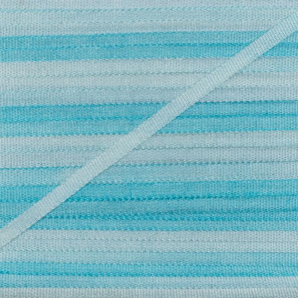 Лента (тесьма) шелковая 2.0 мм / 45.5±0.5 метров, M043 меланжево-голубой, Gamma SRM-2