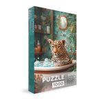 Пазл 1000 элементов, PZL-1000/72 Леопард в джакузи, Фрея