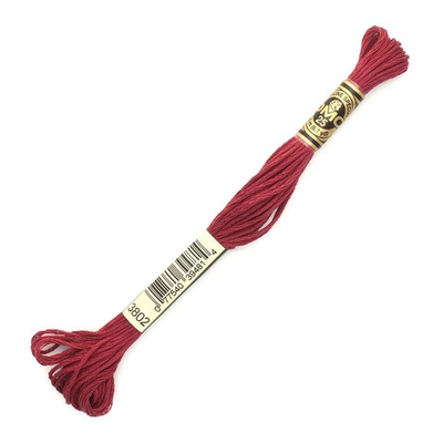 Мулине DMC 117 (3802), 12 мотков по 8 метров