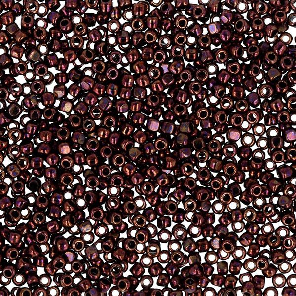 Бисер Toho 15/0 Charlotte 3 (1.7 мм), 25 г (5х5 г), 0222 медный/металлик