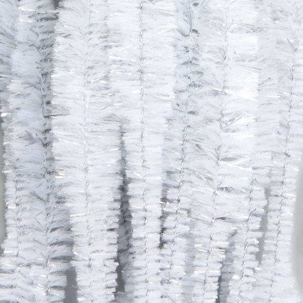 Проволока синельная объемная Цветок 12 мм / 300мм, 15 шт, Astra&Craft (B-040 белый)