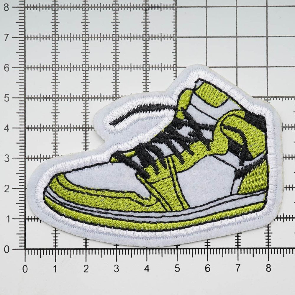 Термоаппликация КРОСЫ 80х60мм (Oliva (оливковый)), 2 шт, LA581