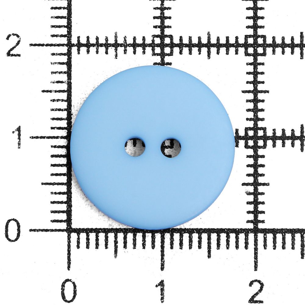 Пуговицы 2 прокола 28L, 18 мм, (Blue1 (синий1)) NE63, 72 шт