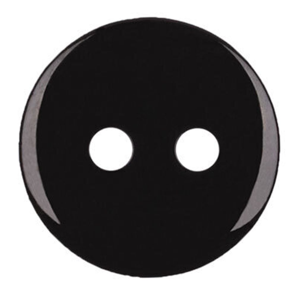 Пуговицы 2 прокола блузочные 11 мм, 36 шт, А008 черный, Blitz DRN 0036