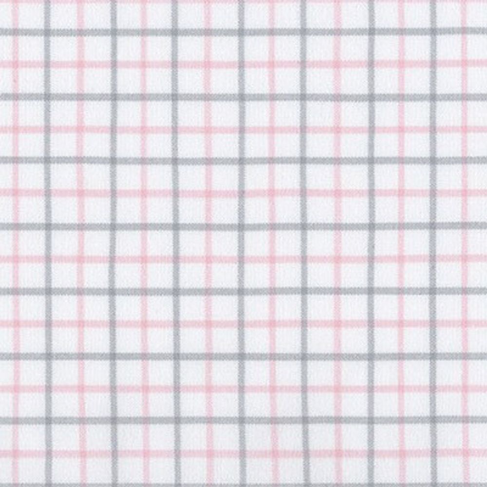 Ткань для пэчворка Peppy Brooklyn Plaid Flannel, отрез 100х110 см, 146 г/м², SRKF-17258-10 Pink, Robert Kaufman