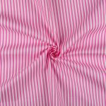 Ткань для пэчворка Peppy Бабушкин сундучок, рулон 112 см / 5 метров, БС-28 полоска я.розовый, Peppy