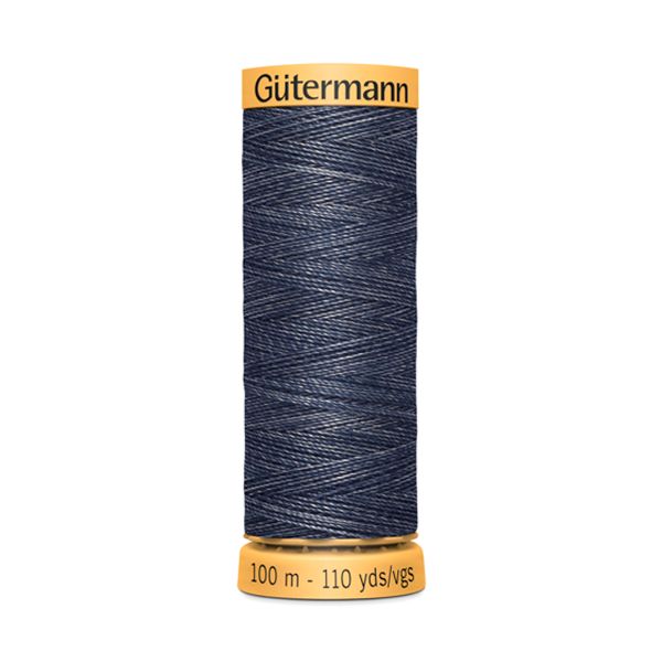 Нитки для штопки джинсов Gutermann Jeans, 100м, 5154 т.джинсовый, 5 катушек