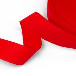 Стропа (ременная лента) 50 мм / 30 метров, толщ. 1.1 мм, [28 г/пог.м], 100% п/п, красный, Gamma 3077