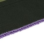 Подвяз средней плотности с полосками (100% полиэстер), 1*1, высота 14см (7см*2), длина 70-73см (8114/8116 т.хаки со св.хаки полосками)