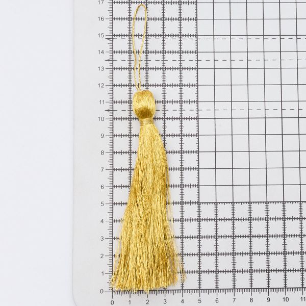 Кисти шторные 120.0 мм, метанит, золото, 5 шт