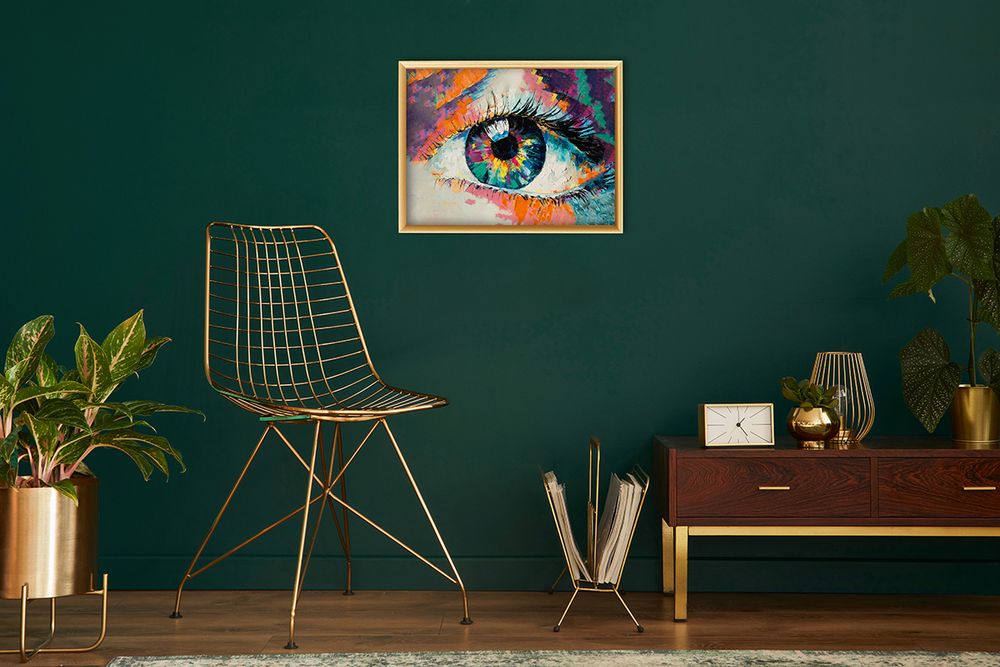 Картина по номерам Фрея PCF-01, Мимолетный взгляд, холст с подрамником, 50х40 см