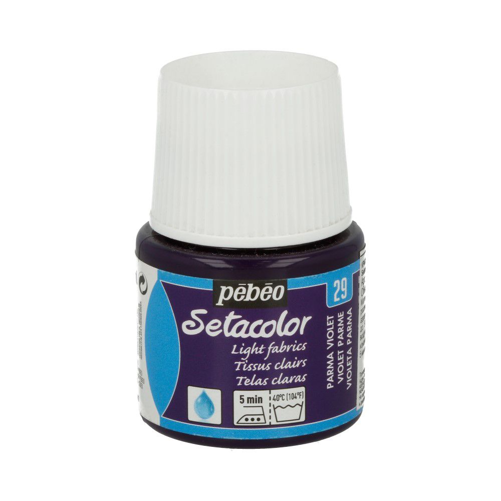 Краска для светлых тканей Setacolor 45 мл 329-029 фиолетовый пармский, Pebeo